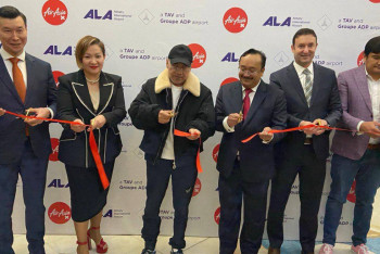 Фотография к новости: Малайзийский лоукостер Air Asia X совершил первый рейс в Алматы