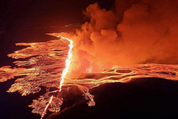 В Исландии началась эвакуация жителей из-за извержения вулкана