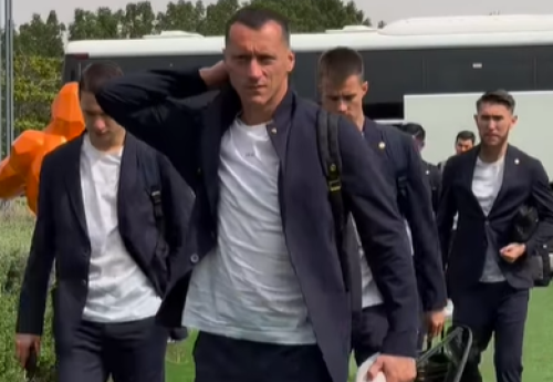 Фотография к новости: Сборная Казахстана отправилась в Афины на полуфинал Лиги наций