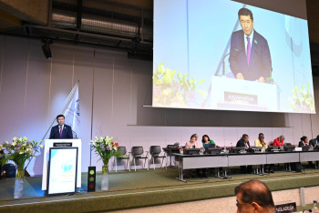 Фотография к новости: Спикер Мажилиса выступил перед парламентариями 150 стран