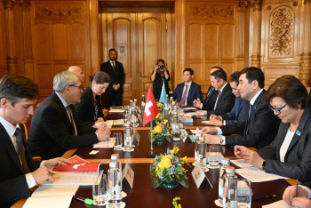 Спикеры Мажилиса и Нацсовета Швейцарии обсудили сотрудничество в правовой сфере