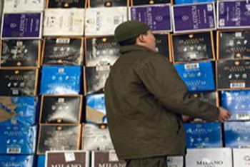 КНБ пресек ввоз контрабандных сигарет на 1 млрд тенге