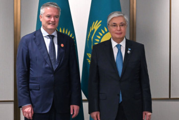 Фотография к новости: Токаев встретился с генеральным секретарём ОЭСР