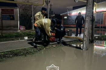 В Алматы после ливня с бурей произошло 38 подтоплений