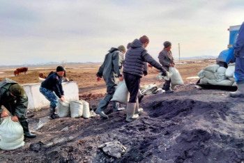 Фотография к новости: Как проходит паводок в Карагандинской области