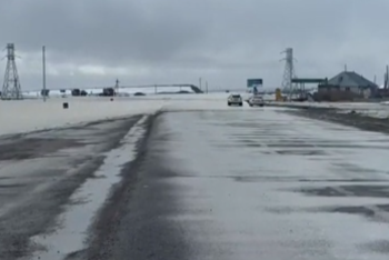 Фотография к новости: Большая вода в Карагандинской области: полицейские обратились к жителям