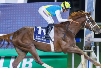 Конь Кабирхан из Казахстана выступил в гонке за три миллиарда в Дубае