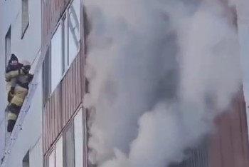 Семерых взрослых и ребёнка спасли из пожара в Астане