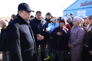 Фотография к новости: Паводки в Карагандинской области: пострадавшим возместят ущерб