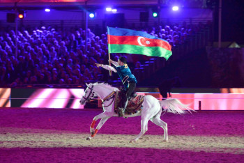 Фотография к новости: Карабахская порода лошадей примет участие в марафоне-байге "Ұлы дала жорығы"