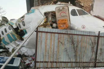 Окончены следственные действия по делу о крушении самолета Bek Air