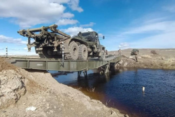 Военные инженеры построят переправу на реке в Актюбинской области