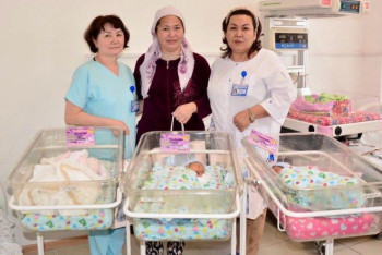 Тройню родила жительница Туркестанской области