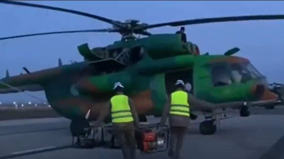 Скриншот с видео МЧС РК