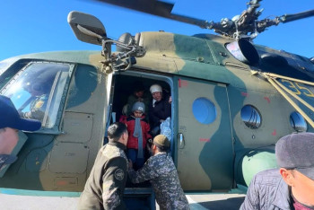 Фотография к новости: Министерство обороны направило дополнительные силы на борьбу со стихией