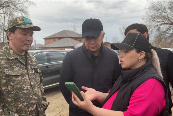 Фотография к новости: Специальная комиссия по оценке ущерба от паводков начала принимать заявки от актюбинцев