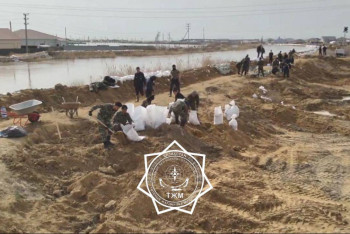 2810 объектов подтоплены в городе Кульсары