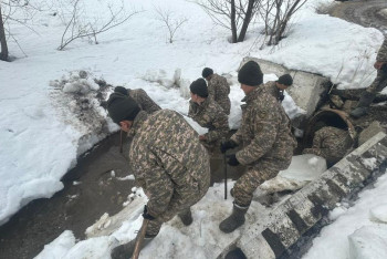 Фотография к новости: Большая вода подходит к Петропавловску и трём районам СКО