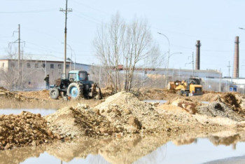 Фотография к новости: Укрепление берегов и взрывные работы: как борются с паводками в Акмолинской области