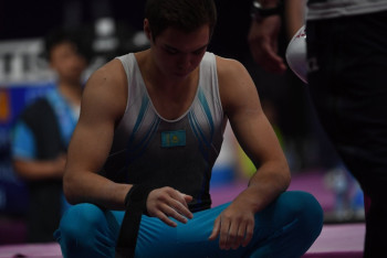 Гимнаст Ильяс Азизов завоевал две медали в Хорватии