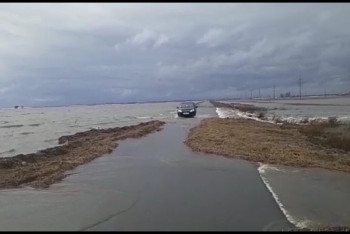 Фотография к новости: Девять переливов через республиканские трассы зафиксировано в Казахстане