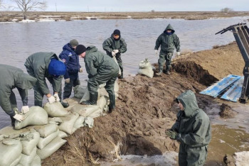 Фотография к новости: Восстановлено движение на трассе республиканкого значения после паводков