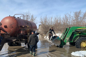 Фотография к новости: Активная фаза паводков в Костанайской области завершена