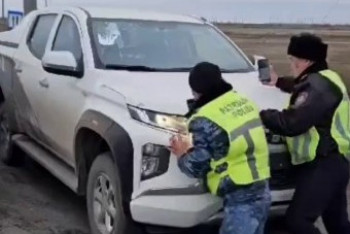 Дерзкого водителя арестовали в Костанайской области
