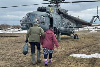 В одном из сёл Акмолинской области подтопило 45 жилых домов