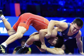 Мейрамбек Картбай стал призёром чемпионата Азии по борьбе