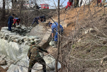 Фотография к новости: Более 72 км защитных сооружений возвели в ЗКО для борьбы с талой водой