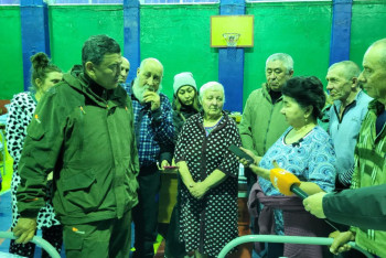 Аким СКО встретился с пострадавшими от паводка жителями