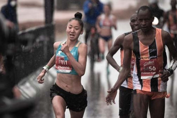 Легкоатлетка Жанна Мамажан установила рекорд Казахстана в Нидерландах