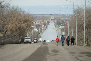 Фотография к новости: Разлив озера Пёстрое: Что происходило в Петропавловске до обеда