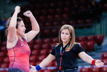 Анастасия Панасович стала бронзовой призёркой чемпионата Азии по женской борьбе