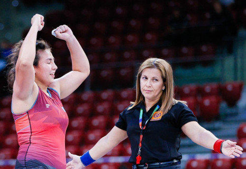Фотография к новости: Анастасия Панасович стала бронзовой призёркой чемпионата Азии по женской борьбе