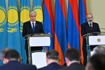 Фотография к новости: Казахстан увеличит объём экспорта в Армению до 350 миллионов долларов - Токаев