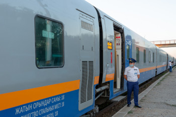 Порядка 21 тыс человек перевезли поездами КТЖ во время паводка