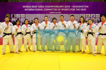 Сборная Казахстана по сурдо дзюдо выиграла чемпионат мира