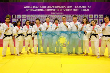 Фотография к новости: Сборная Казахстана по сурдо дзюдо выиграла чемпионат мира