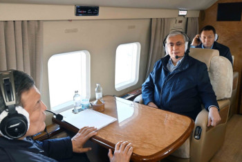 Глава государства прибыл с рабочей поездкой в Северо-Казахстанскую область