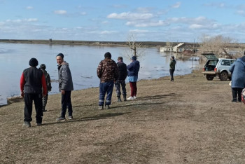 Фотография к новости: "Живем как на острове": из-за разлива реки жители села оказались отрезанными от мира