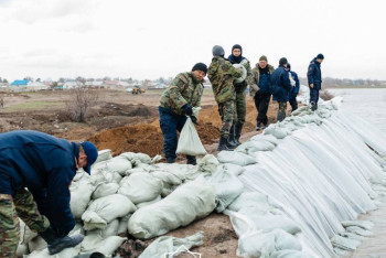 В  Актюбинской области продолжаются берегоукрепительные работы