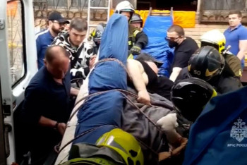 Умер 300-килограммовый мужчина, которого госпитализировали через окно