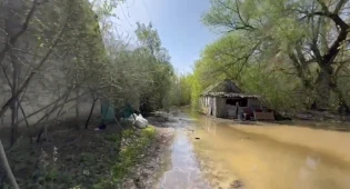 Паводки в Казахстане: вода подошла к дачным массивам Уральска