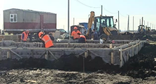 В Петропавловске начали строить дома для пострадавших от паводка