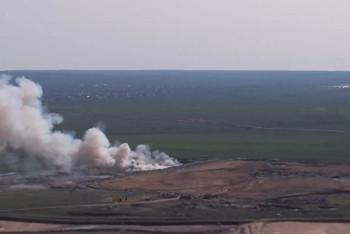 В Актобе горит новый мусорный полигон