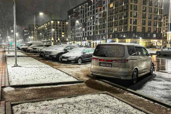 В Астане пошёл снег