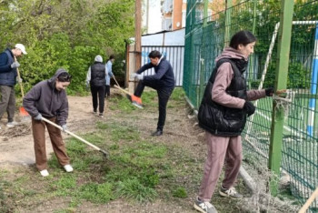 Парк "Достық" приводят в порядок в Актобе