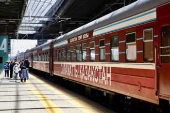 Фотография к новости: Медицинский поезд "Саламатты Қазақстан" отправился в отдалённые сёла страны